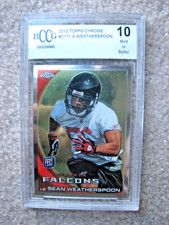 2010 Topps Chrome Sean Weatherspoon RC #C171 BCCG 10