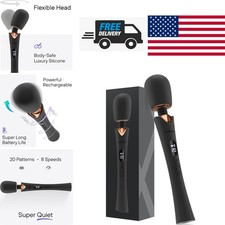 Super Powerful Body Massager in Black and Rose Gold with Speed Control Features