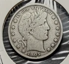 1905 BARBER HALF DOLLAR - FINE