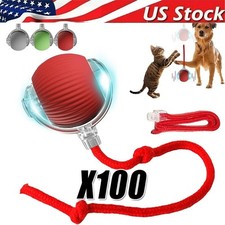 Automatic Rolling Ball Smart Cat Dog Toy Electric Pet Self-moving Kitten lot