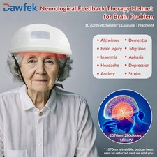 1070nm PBM Helmet Brain Near Infrared Light Therapy for Depression PTSD