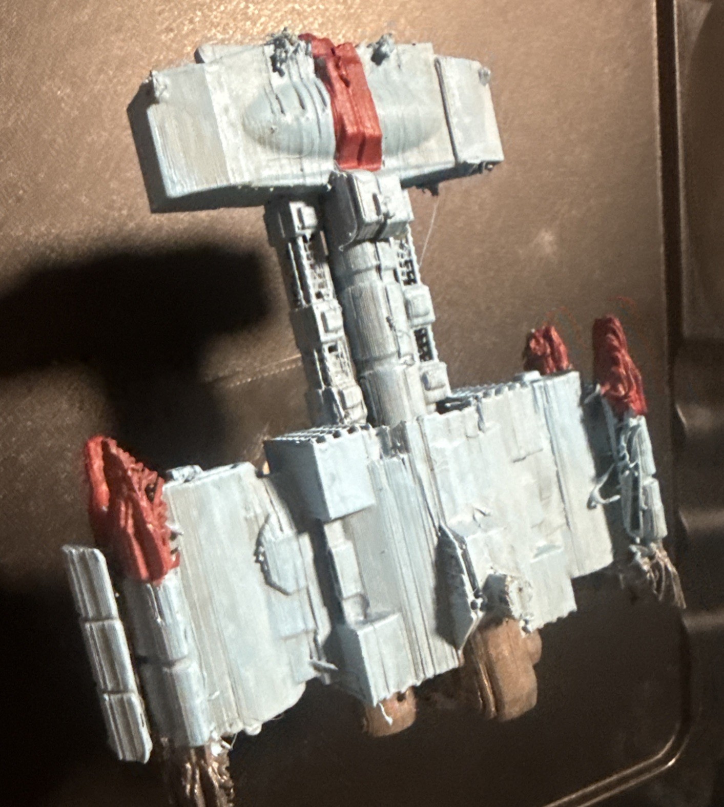 Starcraft Battle Cruiser Carrier Miniature Gaming Model ￼￼