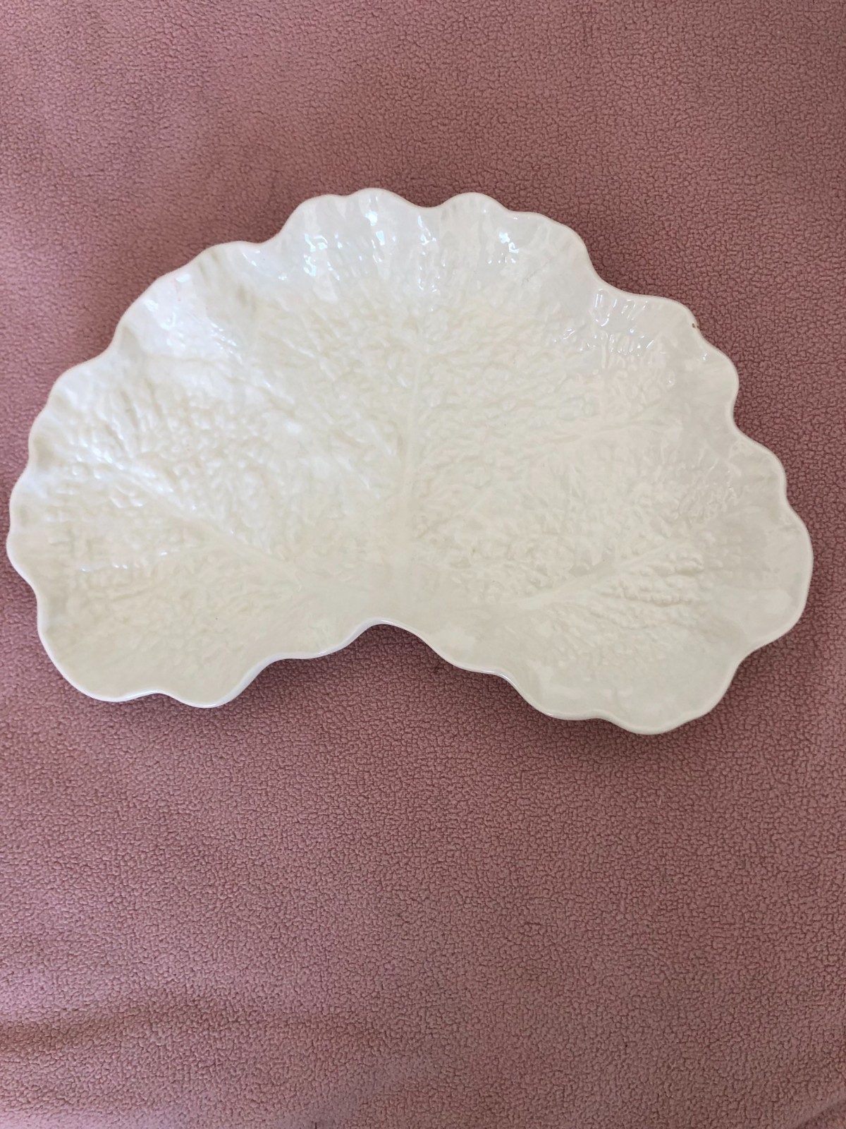 Spode SAVOY WHITE Crescent Salad Plate Bone China GREAT CONDITION 1957 READ