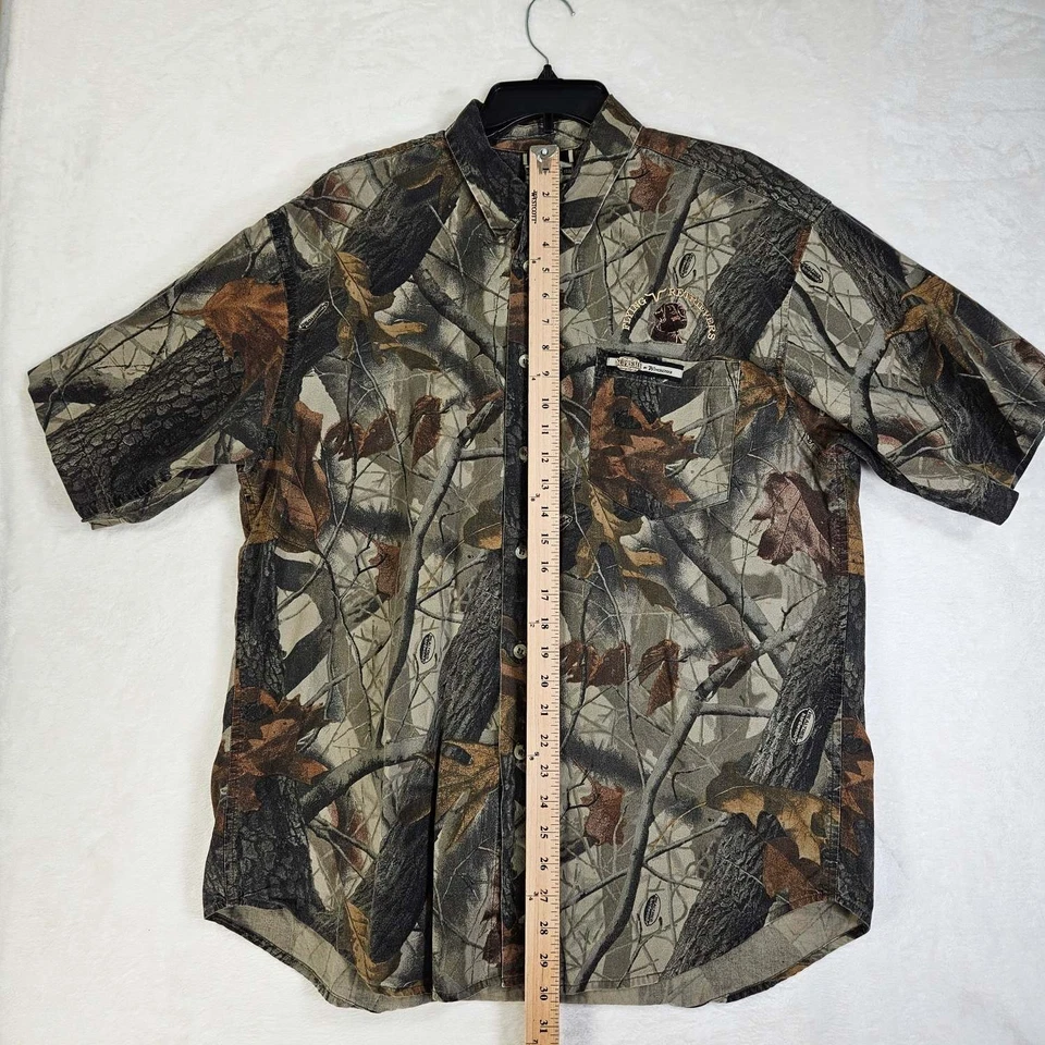 Охотничья рубашка Winchester Supreme мужская большая с коротким рукавом на пуговицах Realtree - Изображение 4 из 4