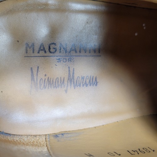 Vestido Oxford Magnanni For Neiman Marcus Para Hombres 10M Cuero Coñac Puntera Puntera - Imagen 12 de 13