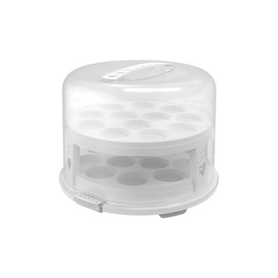 ROTHO Tortenglocke Muffin-Einsatz Fresh Muffin Transportbox Muffinbox Kuchenbox