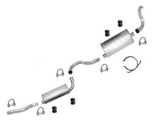 Muffler Pipe Exhaust System For Volvo 740 Gl Gle 2.3l 1988-1992 91-95 940 2.3l