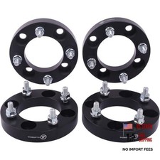 Black Forged Atv Utv 4x110 Wheel Spacers 1 Inch With 12x1.25 1 Inch-pack Of 4 Black Forged Atv Utv 4x110 Wheel Spacers 1 Inch With 12x1.25 1 Inch-pack Of 4