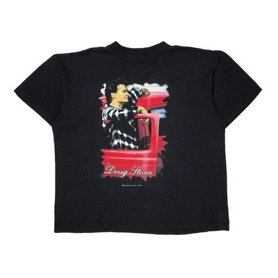 Doug Stone 1994 Tour Delta Single Stitch T-Shirt - 2XL schwarz Baumwolle