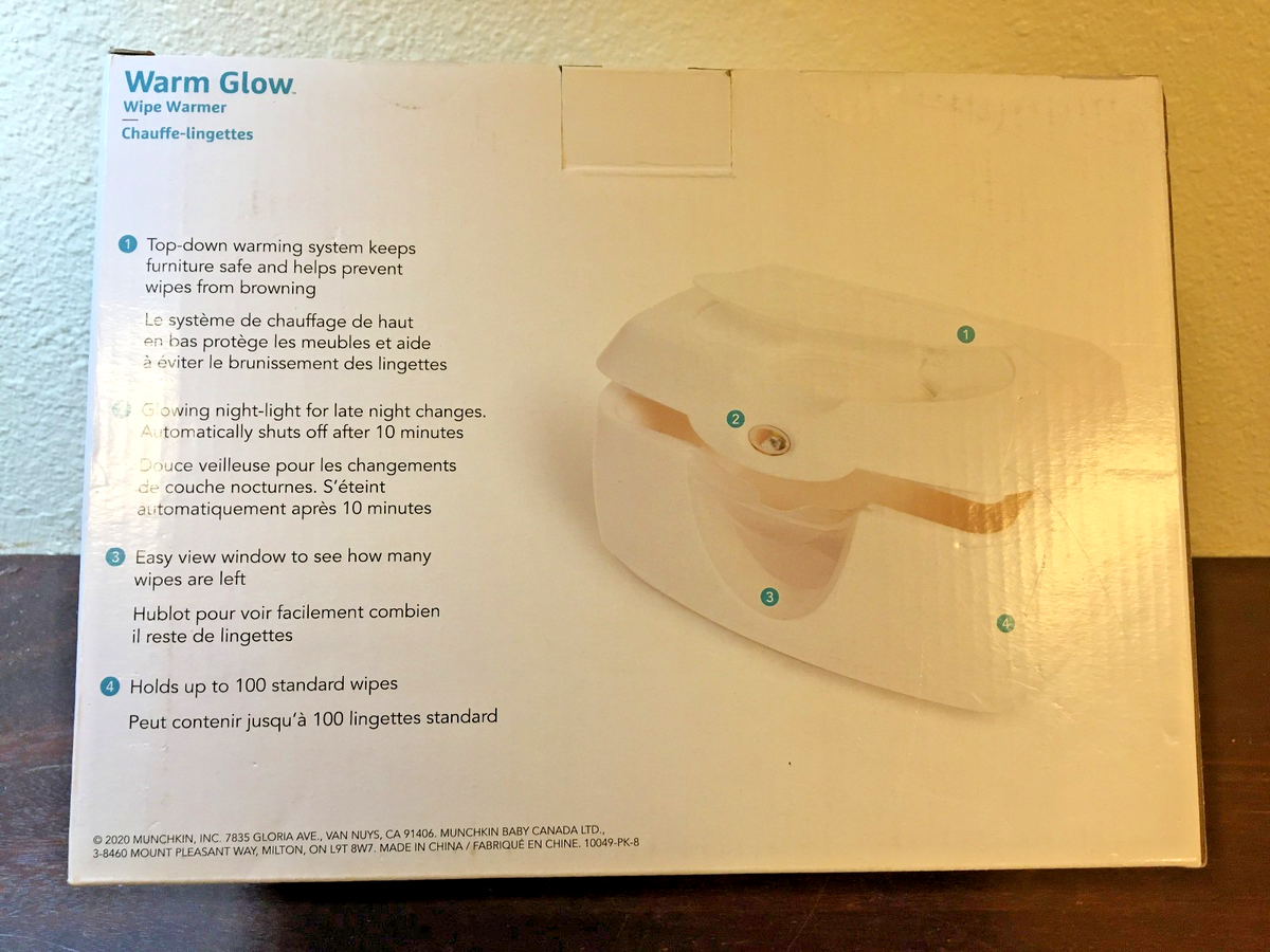 Warm Glow Warm Up Baby Wipes Wet Wipes Munchkin Warm Glow Wipe