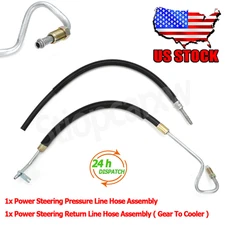 Power Steering Pressure & Return Hose Line For 07-12 Silverado Sierra 1500 Chevy