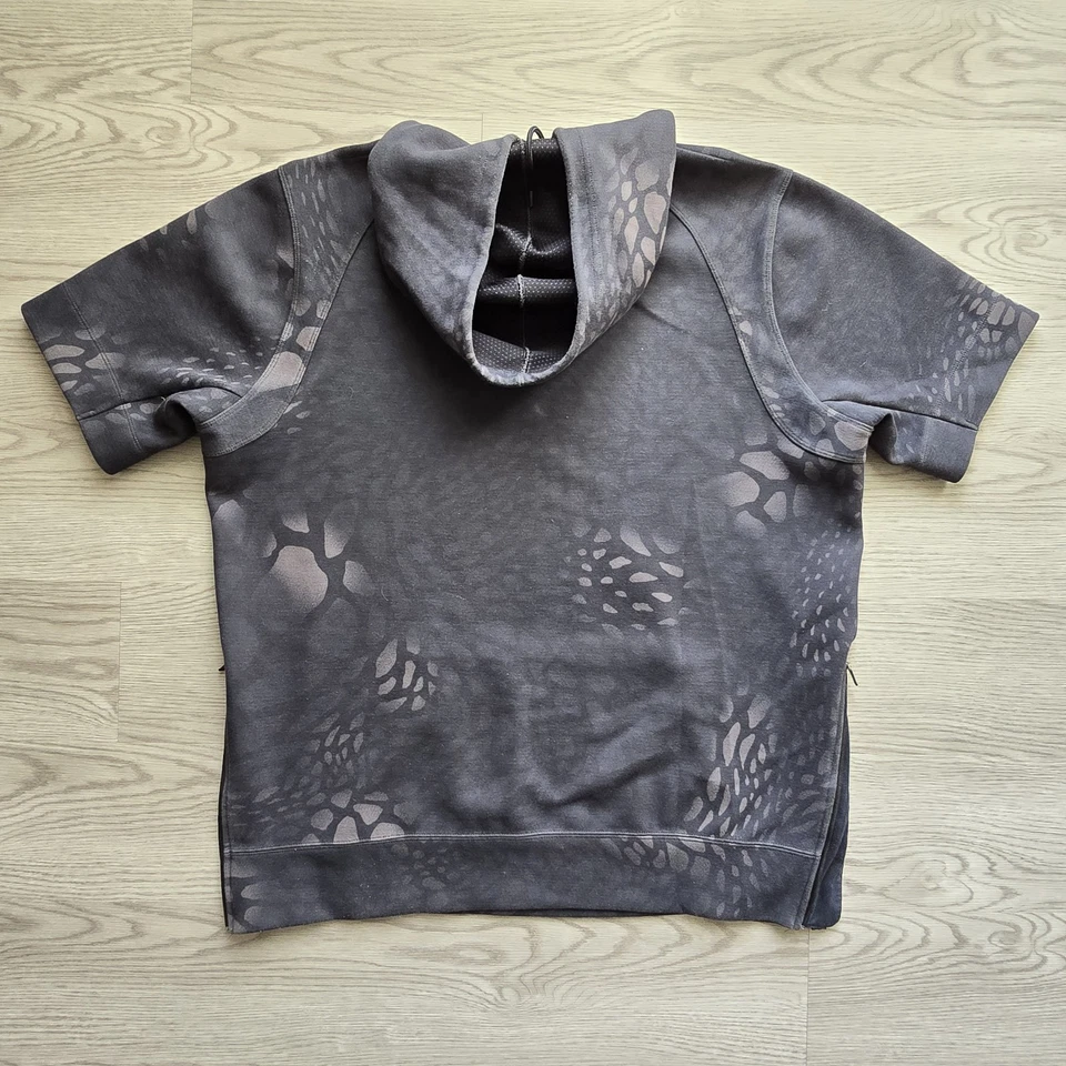 Sudadera con capucha de manga corta vintage Jordan Jumpman para hombre grande AOP baloncesto Foto 3 de 4