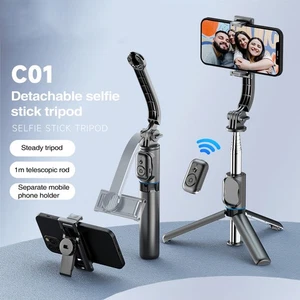 Trépied de bâton de selfie WirelessRemote Support de bureau de téléphone cellulaire pour iPhone