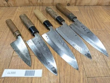 Japanese Chef's Kitchen Knife Set 5 Piece DEBA from Japan LL555