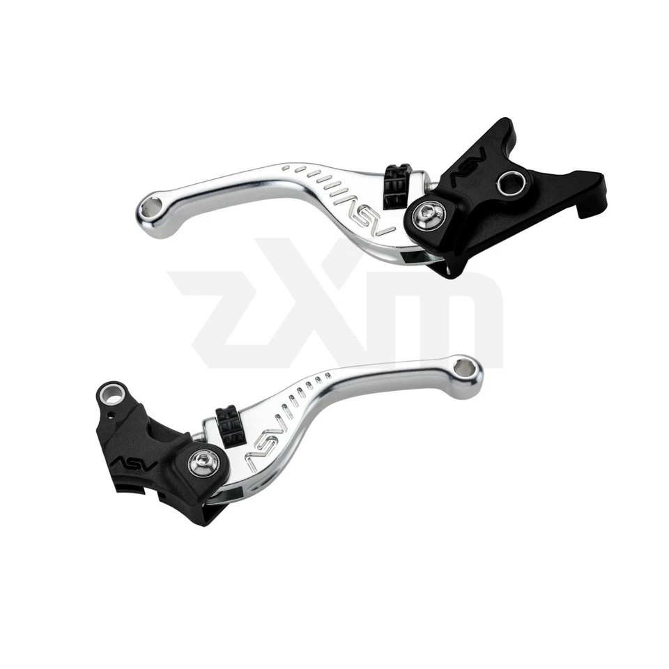2011-2016 Aprilia Tuono V4 ASV Inventions F3 Series Brake & Clutch Lever Silver - Image 2 of 4