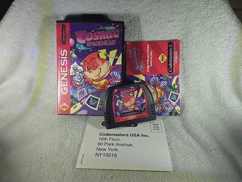 Cosmic Spacehead Sega Genesis CIB Tested Authentic