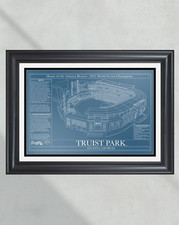 Atlanta Braves Truist Park Ballpark Stadium Blueprint