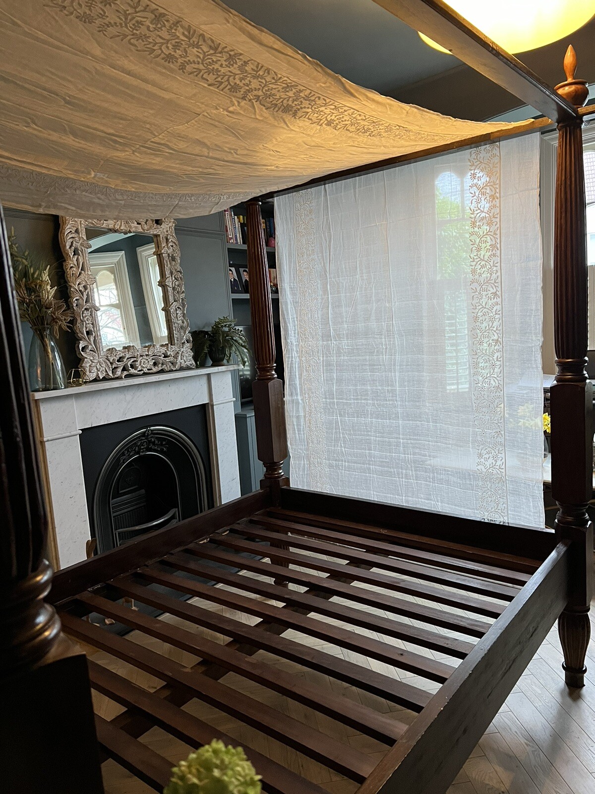 Lombok four poster Double bed eBay