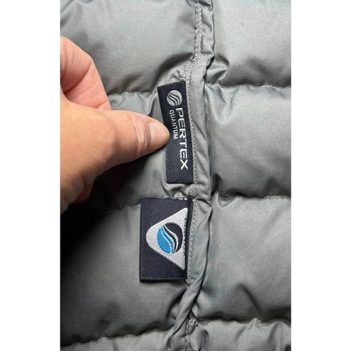 The North Face Parka Long Full Length Grey Down Coat 700 Casual Womens Medium - Picture 9 of 9