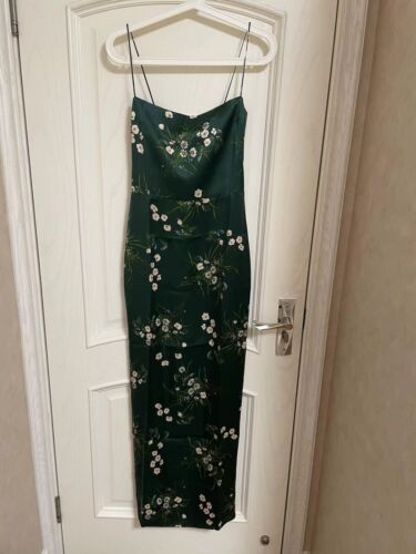 AUTH Reformation Frankie Silk Dress Buena 0-8 | eBay