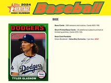 2024 Topps Heritage High Number - Green Border Parallels - Pick Your Card