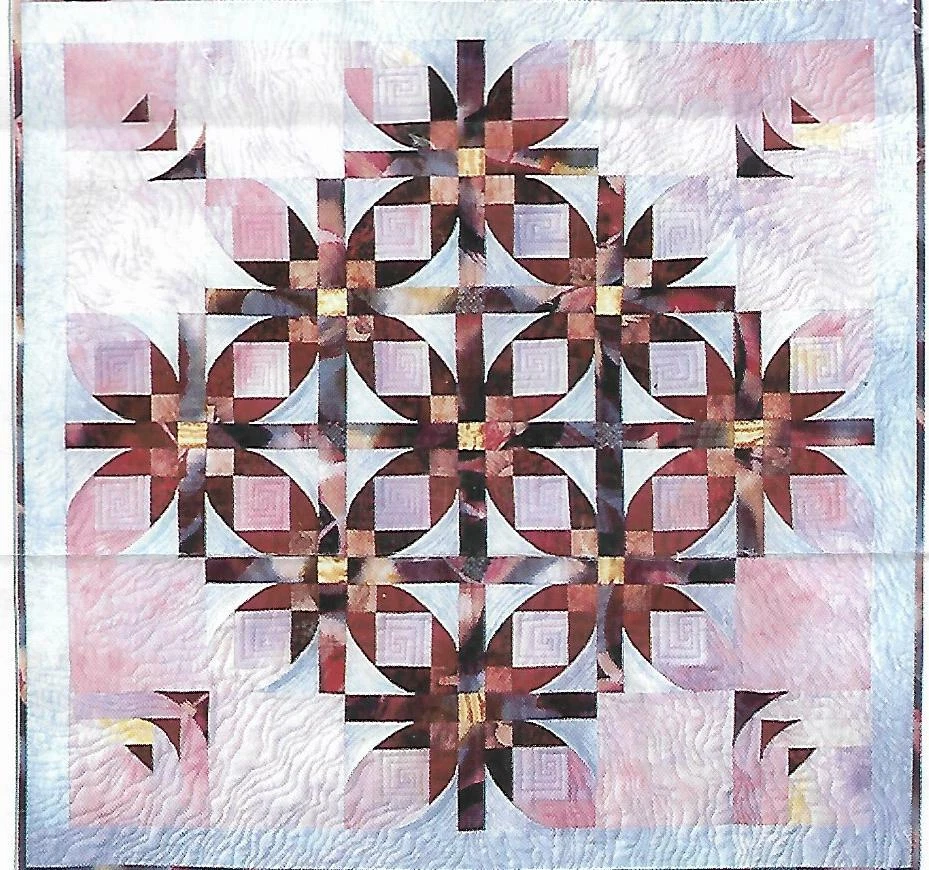 Quilt Pattern Southwind Designs Mexican Stars Finished Size 34 1 2