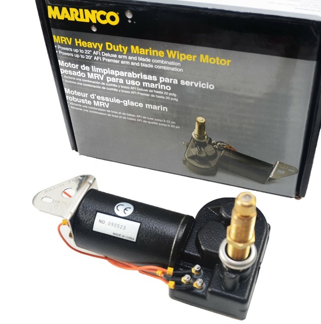 Marinco Marine Wiper Motor 24V MRV 2 Speed AFI 34210 2.5" shaft 110