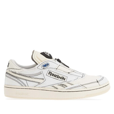 Reebok Club C 85 Pump Shoes in White and Black Trainers