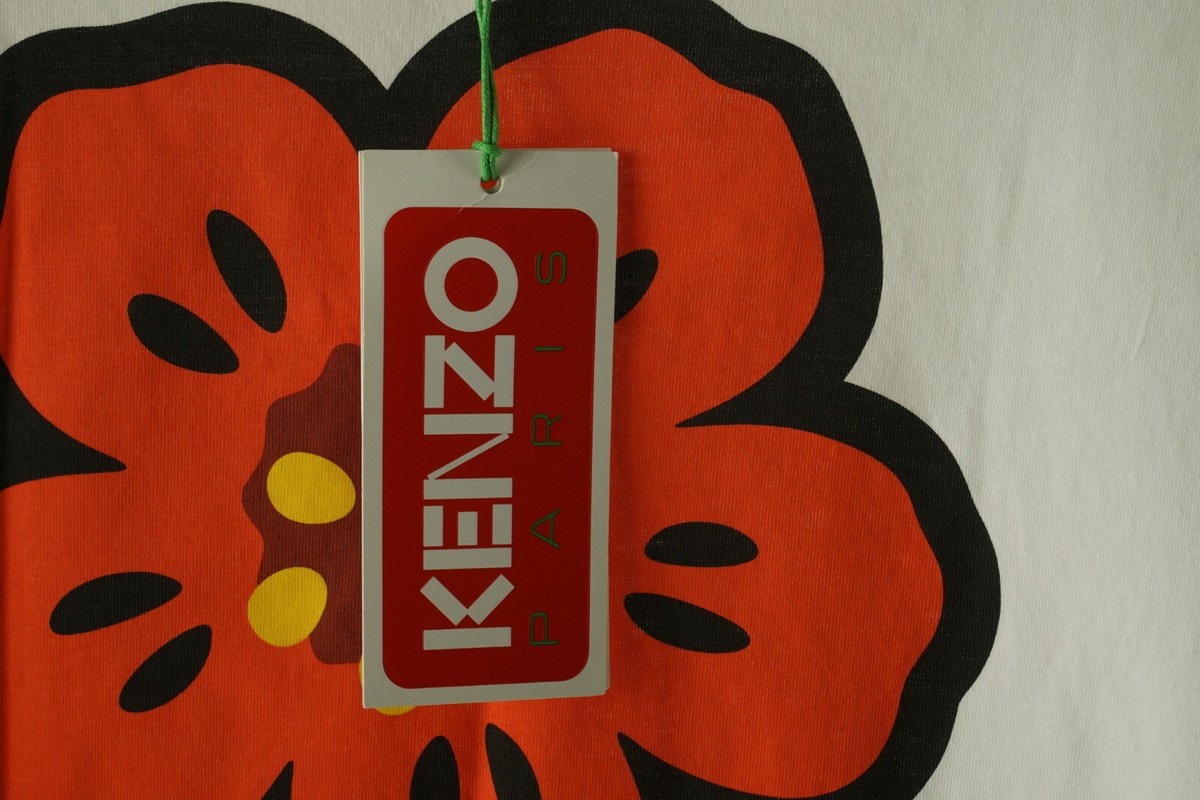 New $225 KENZO Paris Boke Flower Men's Medium Short Sleeve New $225 KENZO Paris Boke Flower Men's Medium Short Sleeve
