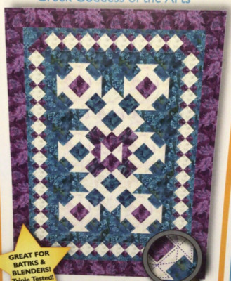 PATTERN Churn Dash Block Quilt Pieced Border NEW Toadusew Creative Concepts