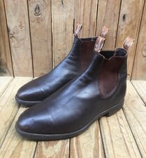 Rm Williams Brown leather Australian chelsea Men Boots Size UK 9.5 H US 10.5