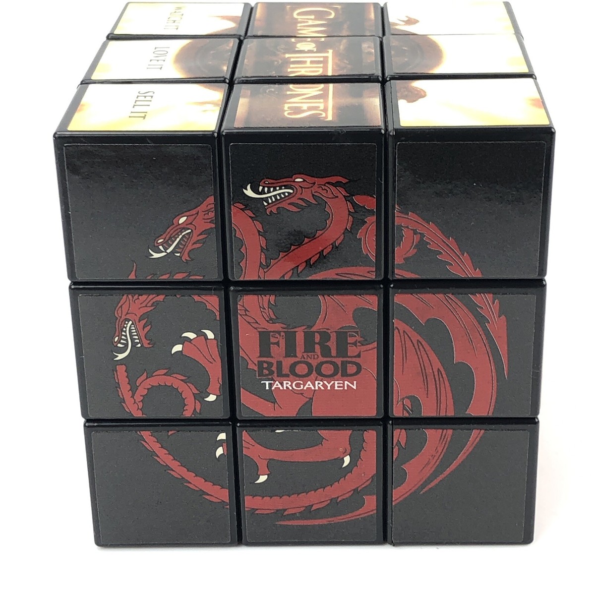 Cubo Di Rubik 3x3 Game Of Thrones - Giocattolo Ufficiale HBO In Edizione Promo TV