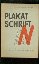 Plakat Schrift 1959