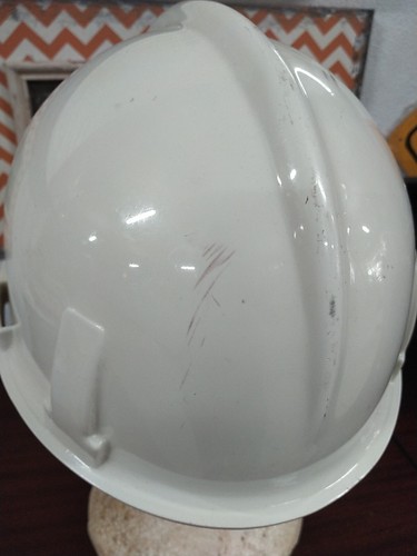 VINTAGE 1986 EXXON HARD HAT MODEL Z89.1 EXXON BENICIA CALIFORNIA - Picture 5 of 18