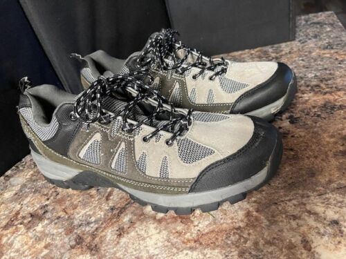 ITASCA Sz 10.5 Balboa Mens 4541166B Gray Leather Lace Up Athletic Shoes Hiking
