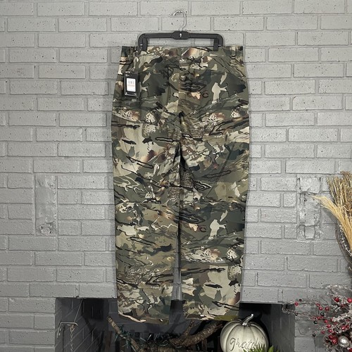 Mens Sz 42x34 Under Armour Storm Ridge Reaper Raider Hunting Forest Camo Pants 2 - Picture 2 of 21