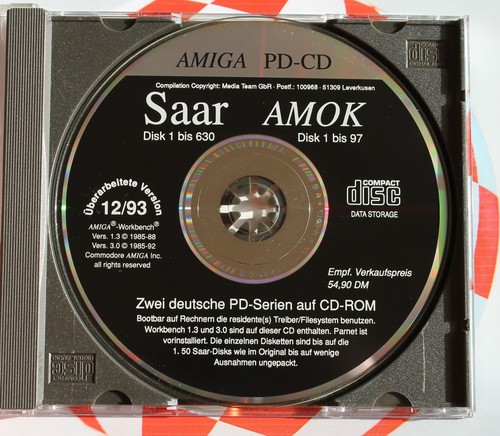 CD Saar Amok (Amiga, 1993, Jewel-Case) - Photo 4/4