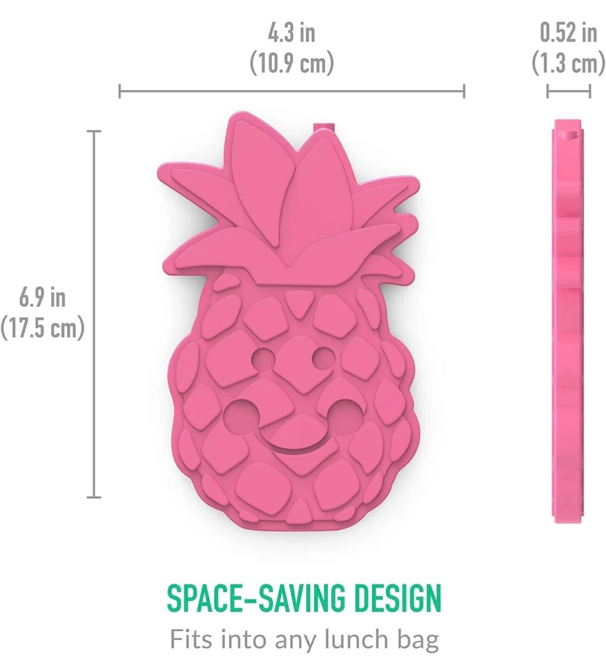 Multicolored 4-Pack Bentgo Buddies Reusable Ice Packs - Slim for Lunch Boxes - Image 3 of 4