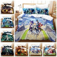 Bettbezug Genshin Impact 80x80 Kissenbezug Bettwäsche Set135x200 200x200 220x240