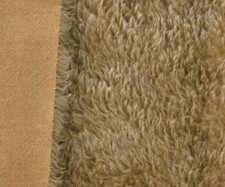 Mohair Stoff Teddybär German Helmbold 20 mm Flor Gold Weizen 1/16, 1/8 & 1/4 m