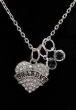 Birthstone Necklace Grandma Gift For Mother's Day Personalized Jewelry