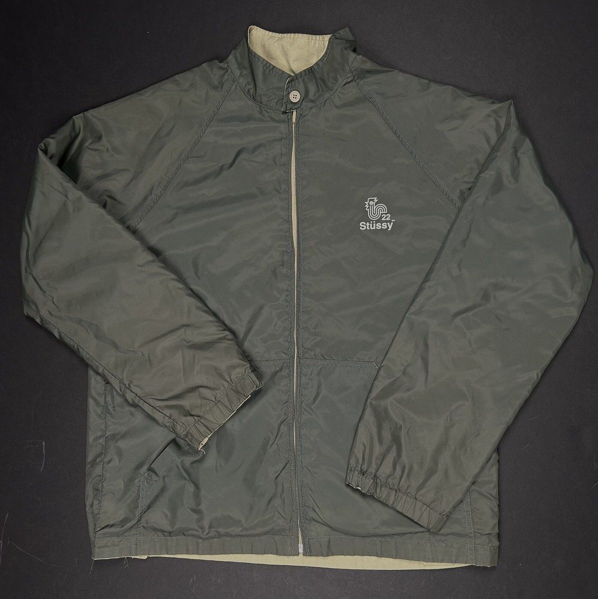 vintage Stussy Jacket Made In USA large reversible 90s vintage Stussy Jacket Made In USA large reversible 90s