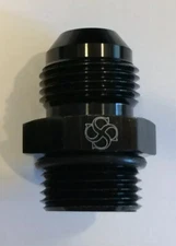 X805 -8AN Flare to -8 ORB O Ring Boss Adapter AN Fitting ORB BLACK 8 Orb