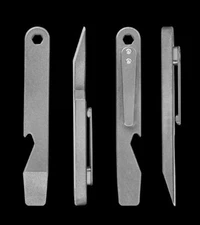 Titanium Alloy Pocket Pry Bar Crowbar Opener Portable Outdoor EDC Multi Tools