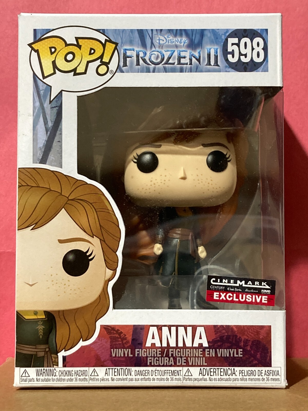 Sale Funko Pop Disney Frozen Ii 598 Cinemark Exclusive Anna