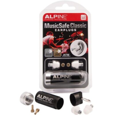 Alpine Hearing Protection - MusicSafe Classic Musician EarPlugs