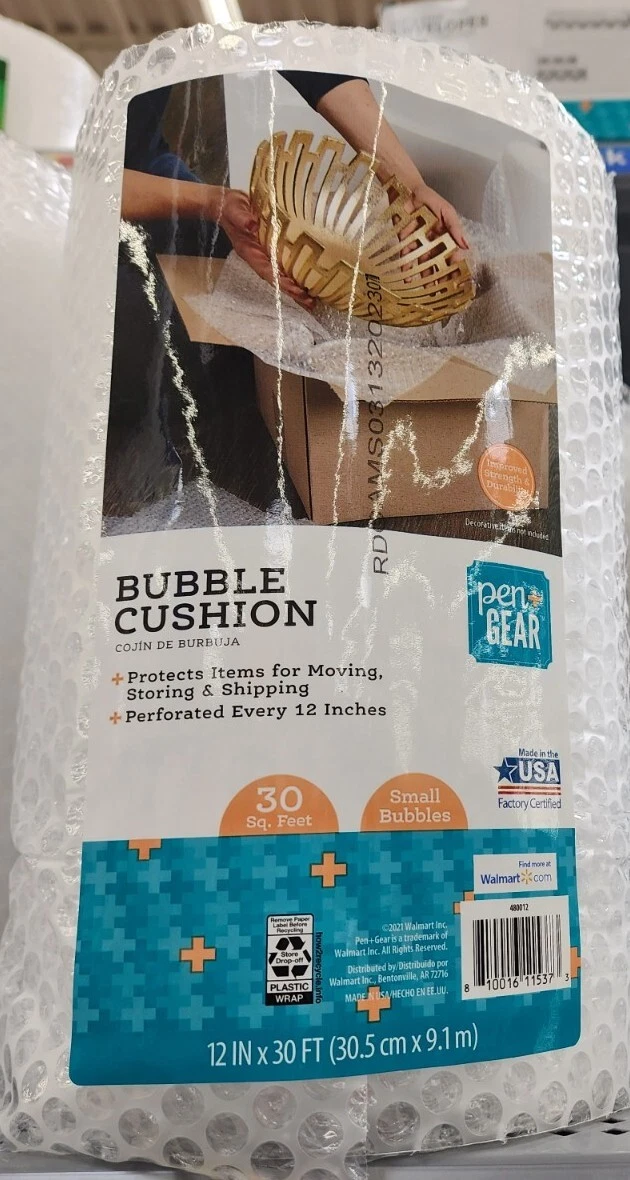Pen Gear Bubble Wrap 30sq.ft. eBay