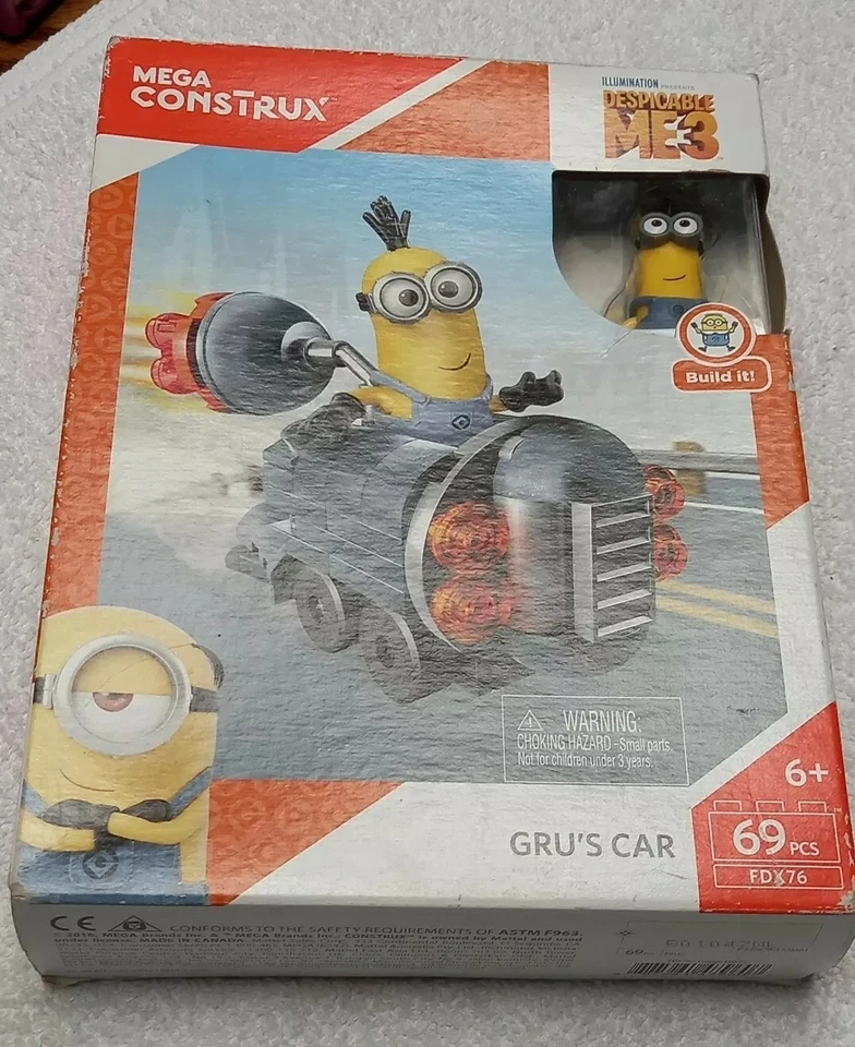 Автомобиль миньона ГРУ MEGA Construx Despicable Me 69 шт. FDX76 - Изображение 3 из 4