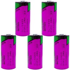 5pcs Tadiran TL-5955 / TL-4955 2/3AA 3.6V 1650mAh Non-rechargeable Battery US