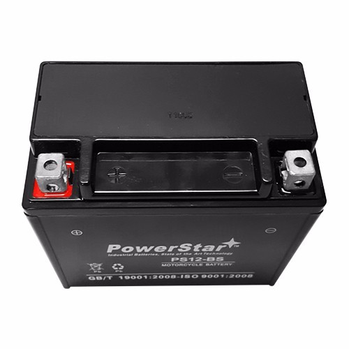 Replacement for Motobatt MBTX12U - 12 Volt YTX12-BS AGM Motorcycle Battery